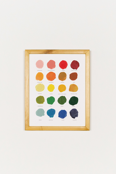 Clementine Kids, Color Mixing Art Print